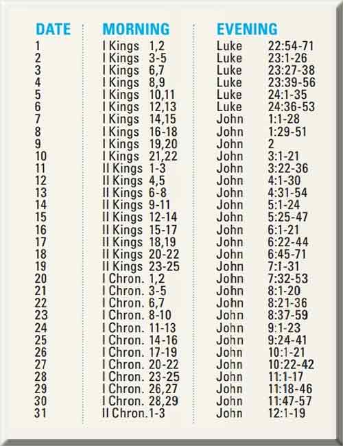bible reading plan